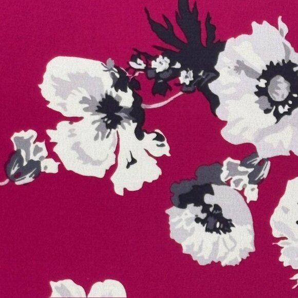 Joules Krista Floral Popover Shift Dress - Deep Pink (Dark Posy) - 10 - Picture 7 of 10